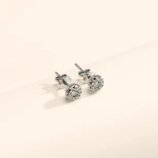 Siran by Iram Classic Diamond Stud Earrings