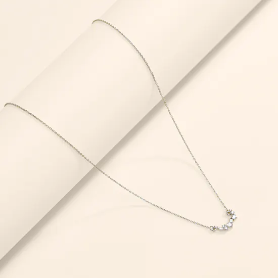 Siran by Iram Simple Dangling Diamond Necklace