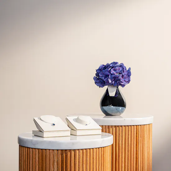 Pandora Sparkling Set | Purple Flowers