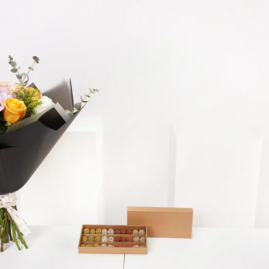 More Vegan Truffle Box | Rose Bouquet