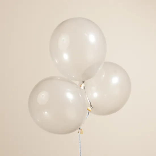 Royal Transparent Balloons | 3 Balloons