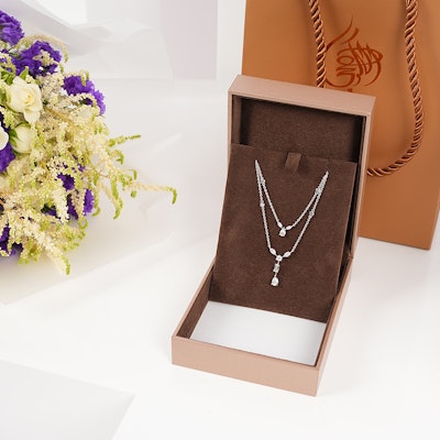 Kooheji Diamonds Layered Necklace | Blooms Bouquet 