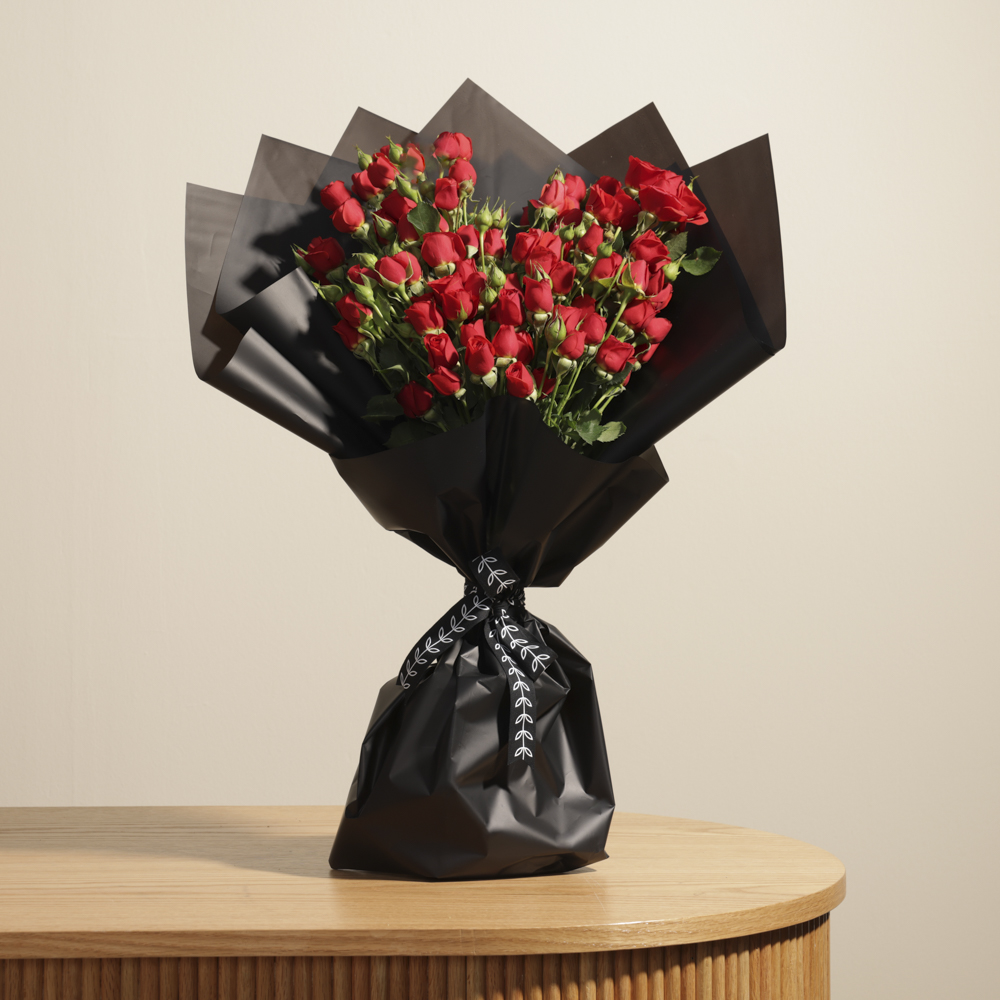 Red Heart | Black Wrap 