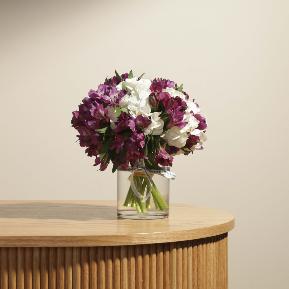 فازة الجمال الهادىء | مزهرية زجاج 