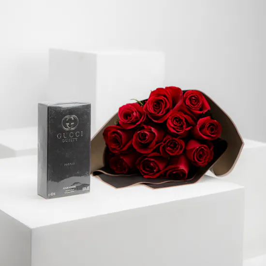 Gucci Guilty Pour Homme 90ml | Red Roses