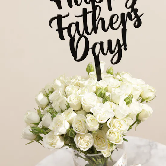 Hanoverian Round Chocolate Box | Father's Day Flower Vase