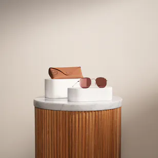 Ray Ban Hexagonal Flat Lenses Sunglass