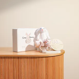 Cozy Bunny Newborn Giftset | Pink