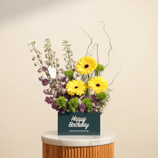 Happy Birthday Personalized Vase Happy Birthday Personalized Vase