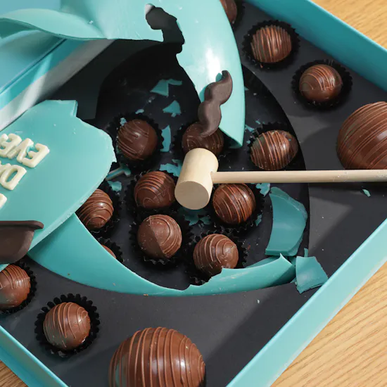 NJD Best Dad Ever Smash Heart Chocolate Box