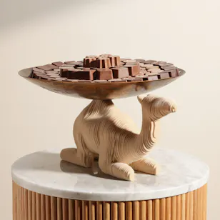 Otantik Sweets Elegant Camel Chocolate Tray 