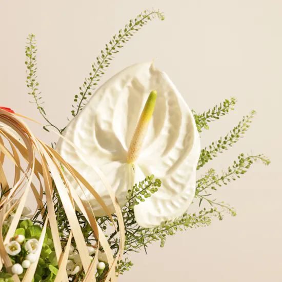 Saudi National Day Flower Basket