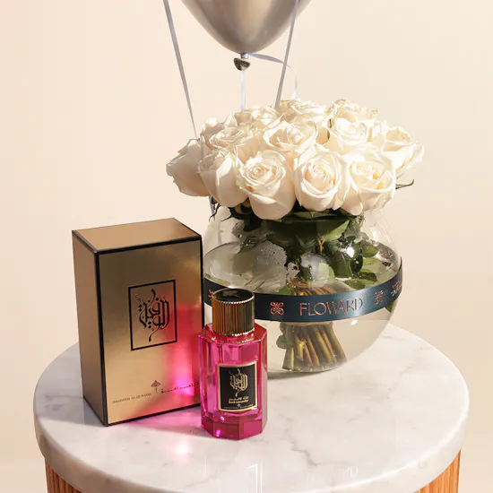 Ibrahim Al-Qurashi Dark Lavender | Flowers & Balloons