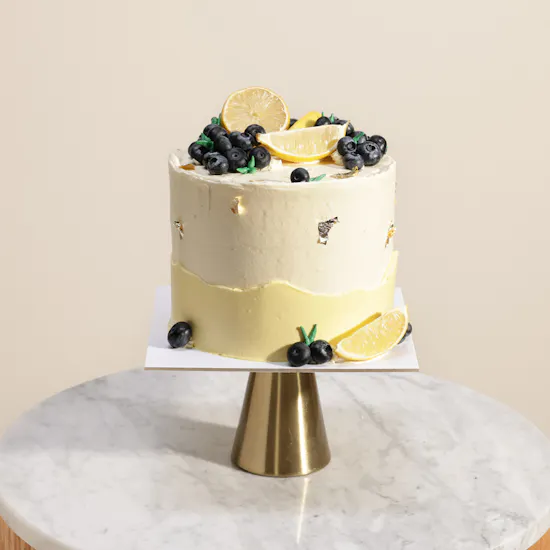 Floward Lemon Blueberry Delicious Cake