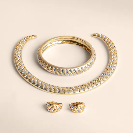 Lynyer Aurora Gold Plated Women's Set