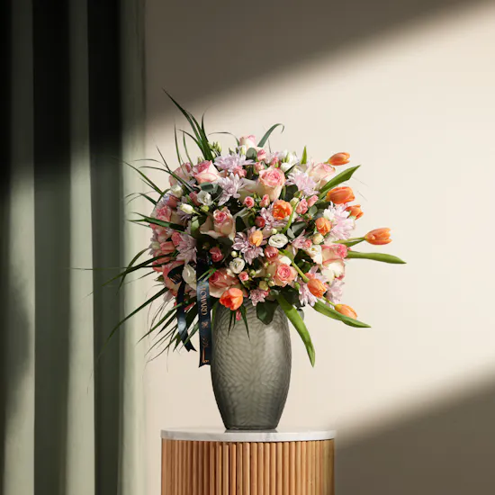 Shinny Flowers Vase