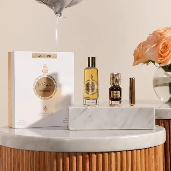 Abdul Samad Al Qurashi Crassna Sioufi Agarwood Set | Birthday Flowers and Balloon