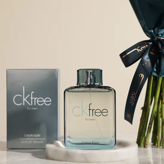 Calvin Klein Ck Free EDT for Men | Bright Serenity Flower Bouquet