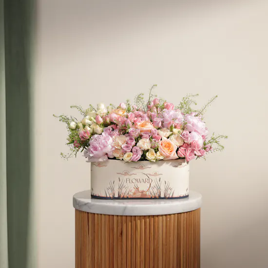Pure Peony Flower Box