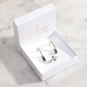 Caroline Svedbom Lucy Ring and Earrings Emerald Set Caroline Svedbom Lucy Ring and Earrings Emerald Set