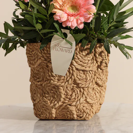 Whispering Pink Garden Vase