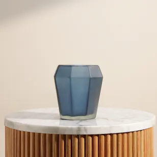 Floward Blue Glass Vase Floward Blue Glass Vase