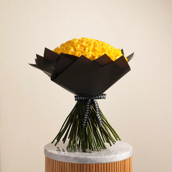 Sunshine Delight Bouquet | 150 Roses