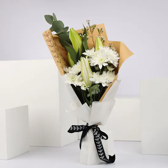 Elegant White | Flower Bouquet