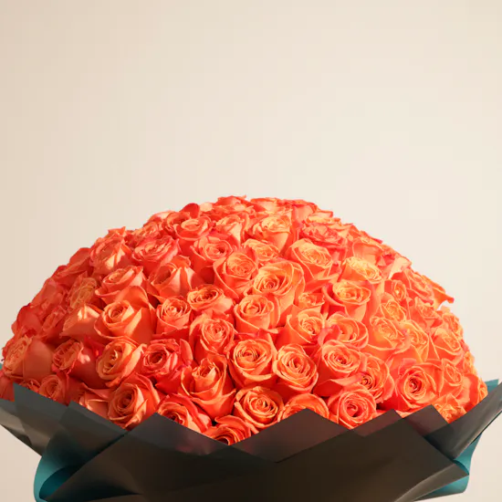 Sunset Glow Bouquet | 150 Roses