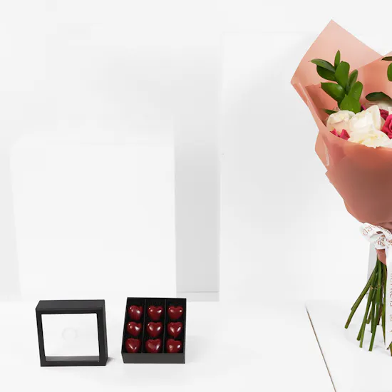Sweetzerland Chocolate Box | Rose Bouquet