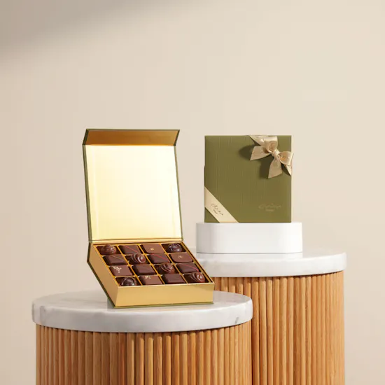 Bateel Palm Collection Origin Chocolate Small Box | 180gm