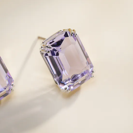 Swarovski Millenia Pierced Violet Women's Earrings
