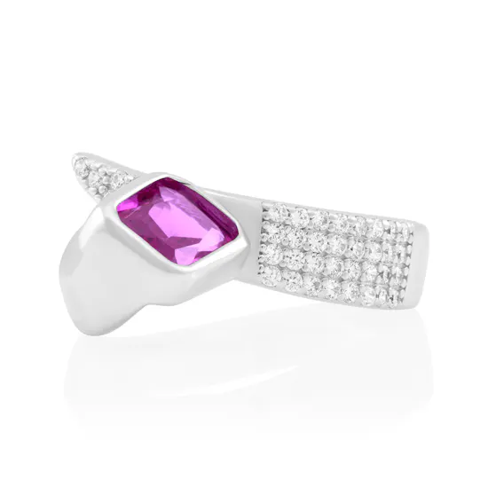 Salsa Dance Ruby Ring