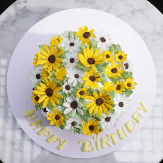 Floward Customizable Sunflower Cake