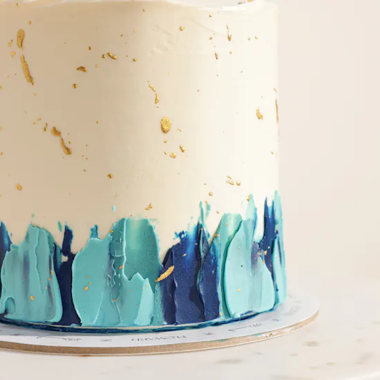 Floward Blue Birthday Cake