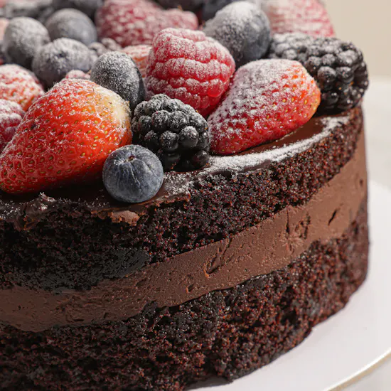 SugarMoo Chocolate Vegan Cake