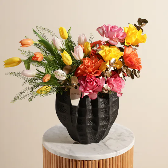 Vibrant Celebration Flower Vase