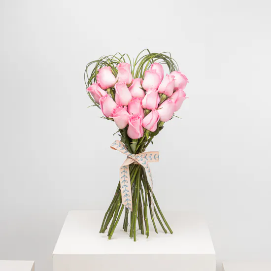 Pink Heart Bouquet