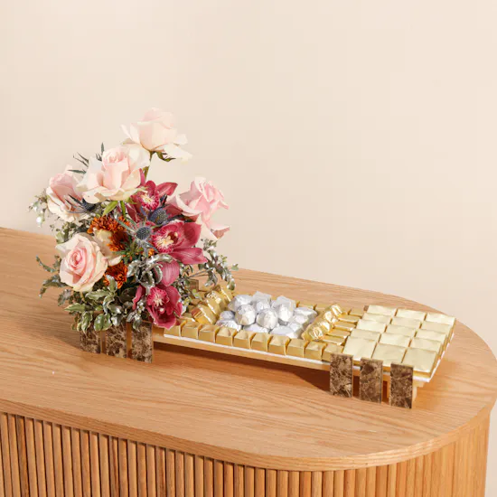 Floward Chocolate Tray | Delicate Petals