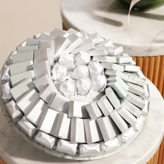 Patchi Luxury Chocolate Tray | Glowy Flowers Vase