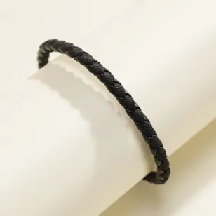 Calvin Klein Steel and Leather Black Men’s Bracelet Calvin Klein Steel and Leather Black Men’s Bracelet