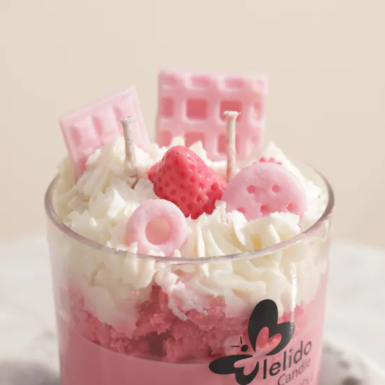 Lelido Pink Candy Biscuits Candle
