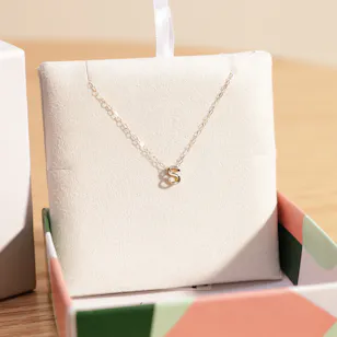 Miss L by L'azurde Gold Necklace | Letter S