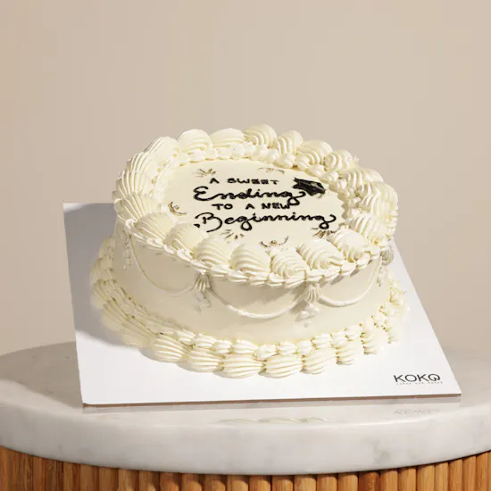 Koko Sweet Ending Cake | Elegance Red Baby Rose Bouquet
