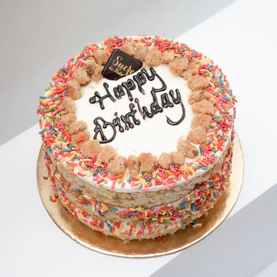 Sucre De Nada Vanilla Birthday Cake | Joy Bouquet 4