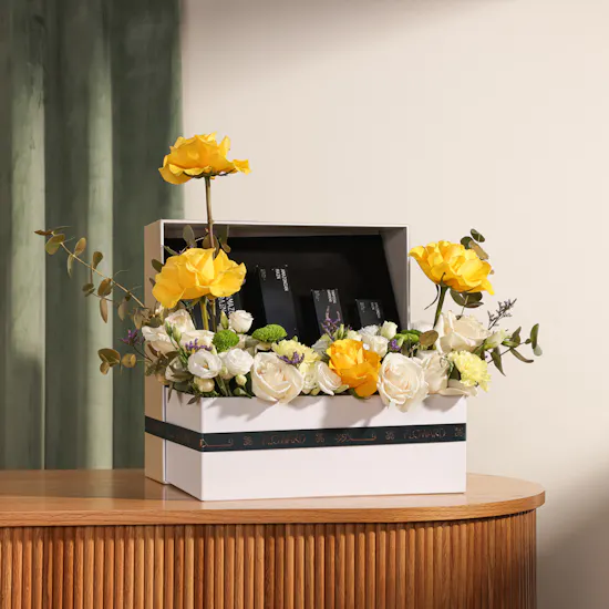Mubkhar Amazing Gift Set | Cheerful Flowers