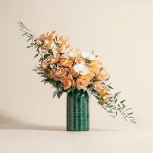 Jewel of Nature Flowers Vase