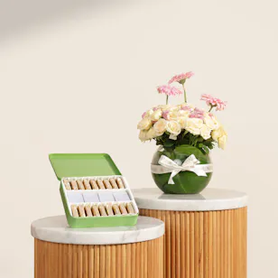Patchi Le Wafer Craquant Chocolate Box | Joyful Petals Flower Vase