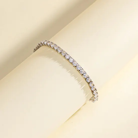 Hrh White Tennis Bracelet
