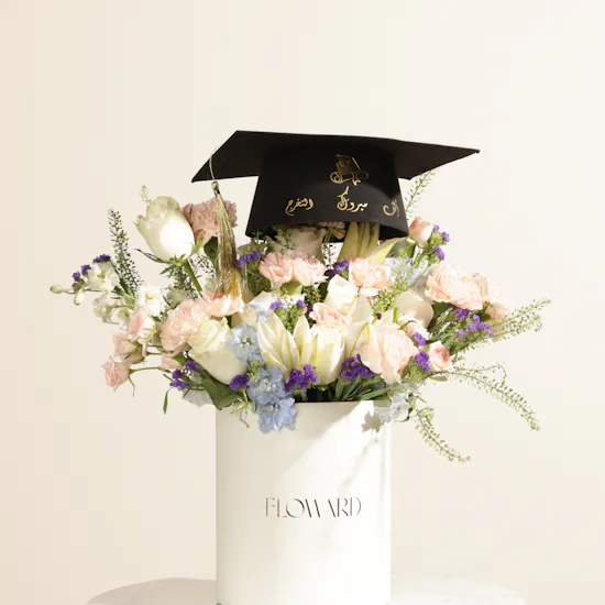 Graceful Graduation Flowers Box